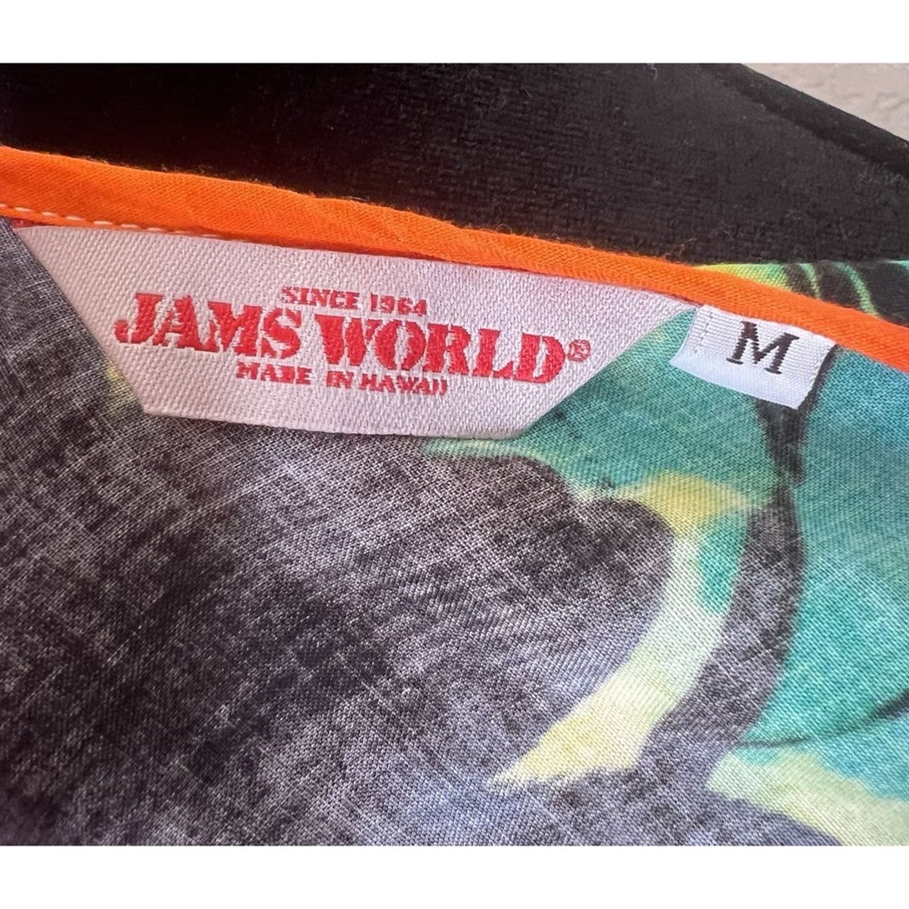 Jams World Symphony Bold Hawaiian Floral Rayon Pullover Dress Size Medium W380 - Picture 6 of 9